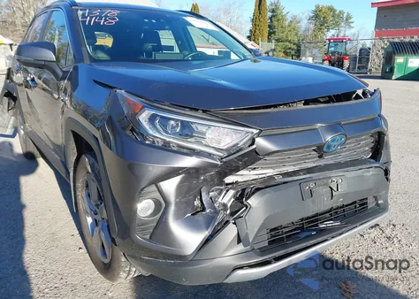 2020 Toyota Rav4 Hybrid Limited из США, поврежденный, VIN JTMDWRFV3LD526711